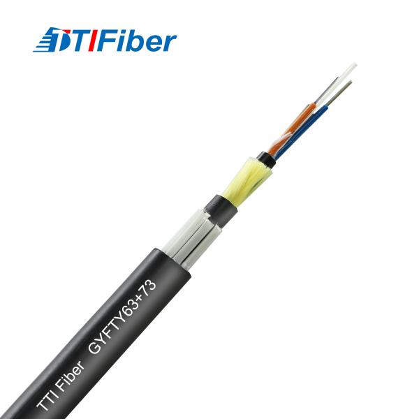 GYFTY63+73 SM Lightning Proof G652D Fiber Optic Cable Anti Rodent