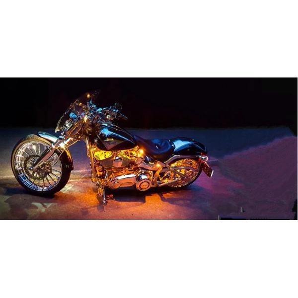 Motorcycle 12pcs 5050SMD Underglow Light Kits For Cars