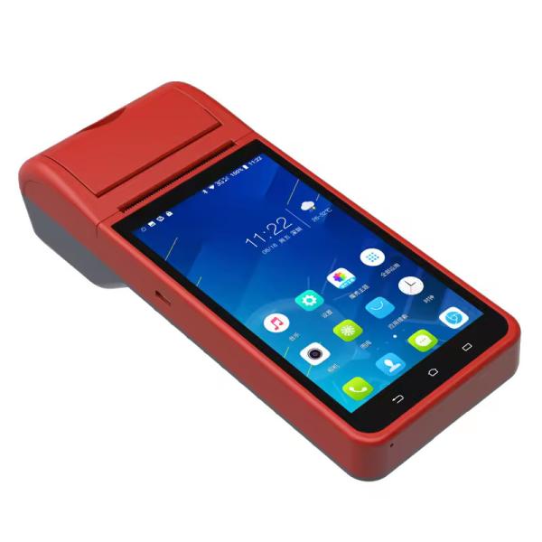 Monochrome Printer Output Type 5.5-Inch Android 8.1 PDA POS Terminal for Streamlined Restaurant Order Processing
