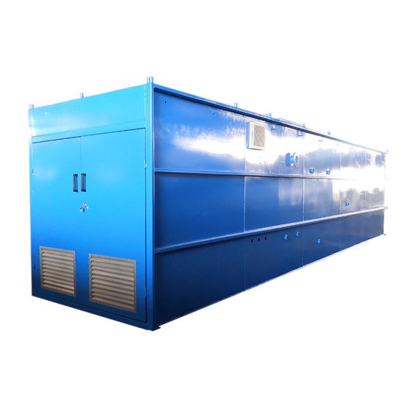 380 Volts Integrated Sewage Treatment Plant Mbbr Technology 19.0×2.7×2.9m