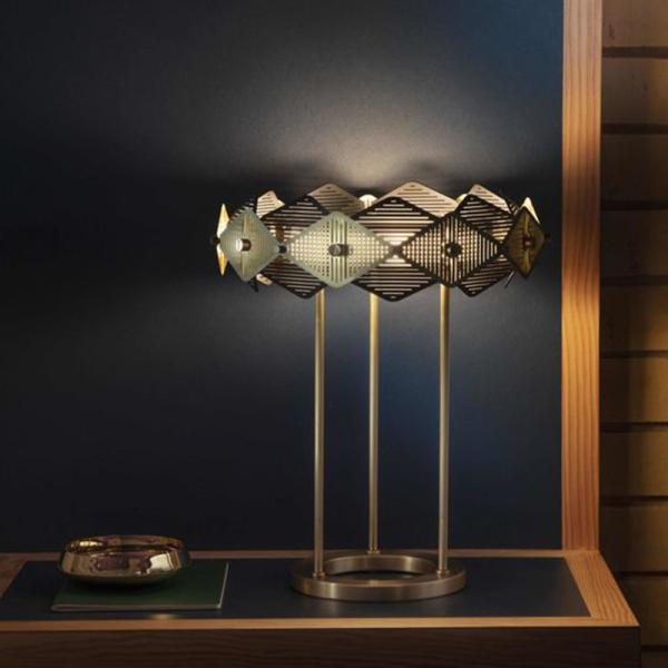 Glass ball table lamp feather bedside table desk light clamp foldable led light Rote LED Table Lamp（WH-MTB-242)