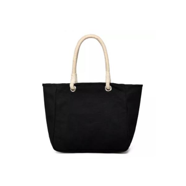 Custom Eco - Friendly Washable Grocery Tote Bags 12oz Cotton Canvas For Women