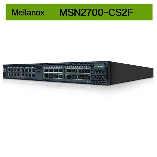 MSN2700-CS2F Spéctrum de commutation Mellanox basé sur une plateforme Ethernet ouverte 100GbE à 32 ports