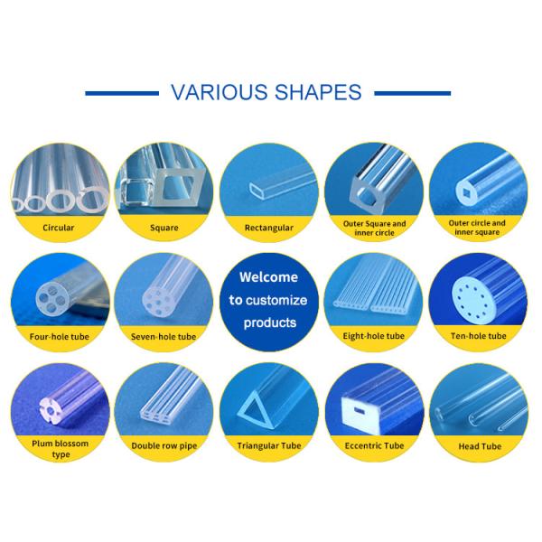 Corrosion Resistance Polished Transparent Clear Quartz Silica Glass Rod