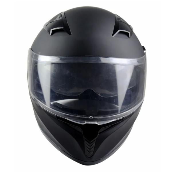 Custom DOT Double Lens Visor Full Face Helmet Casco Racing Black/White/Custom Color