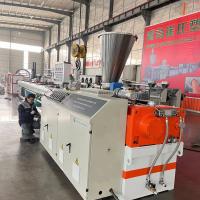 Machine de fabrication de tuyaux en PVC à extrudeuse à double vis conique pour tuyaux d'égout