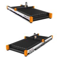 CNC Gantry Fiber Laser Cutting Machine 1500x3000mm for Metal