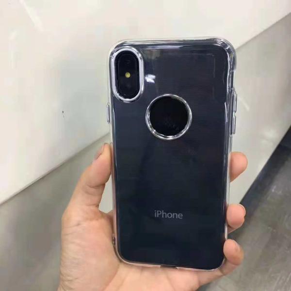 TPU+ABS Color Clear Metallic Button Protective Case Back Cover For Huawei P20