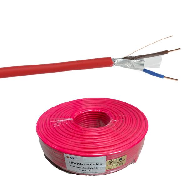 2x1.5mm2 Cabo de alarme de incêndio Arábia Saudita Cobre não blindado Fios de cobre sólidos e nus