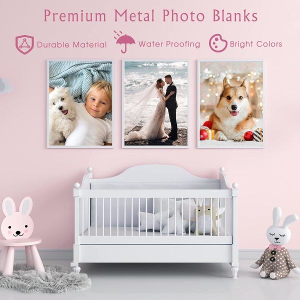 Blank Metal Aluminum Sheets For Sublimation DIY Photo Sign Wall Frame Poster For Living Room Bedroom