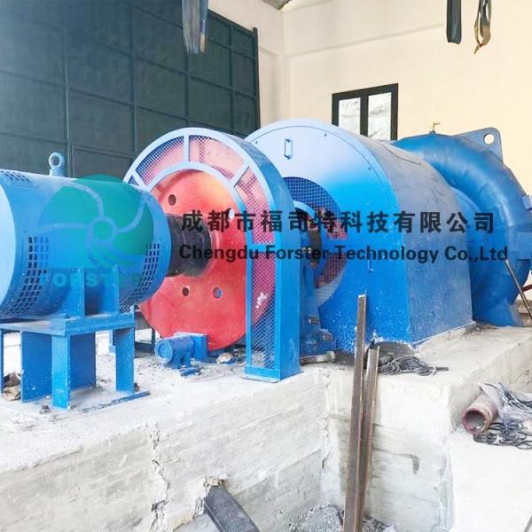 O mini hidro gerador de turbina 250kw com minuto de aço inoxidável das lâminas 500r/avaliou a velocidade