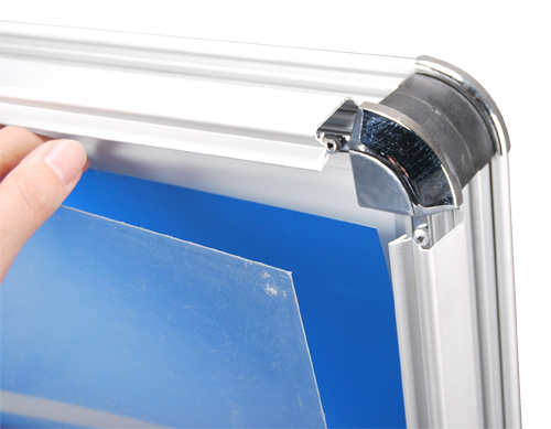 Outdoor Advertising Snap Frame Stand With Water Base Aluminum Material