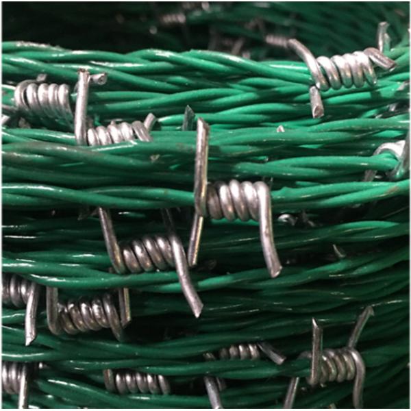 Q235 Zinc Coated Galvanized Barbed Wire 3.2mm 15cm