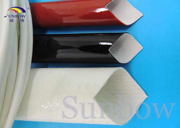 Fiberglass Silicone Rubber Coated sleeving UL ROHS REACH SUPPORT