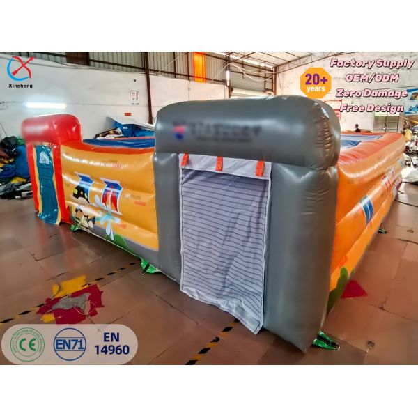 Commercial Fire Safety Themed Inflatable Fire Escape Maze for Kids Educational Events