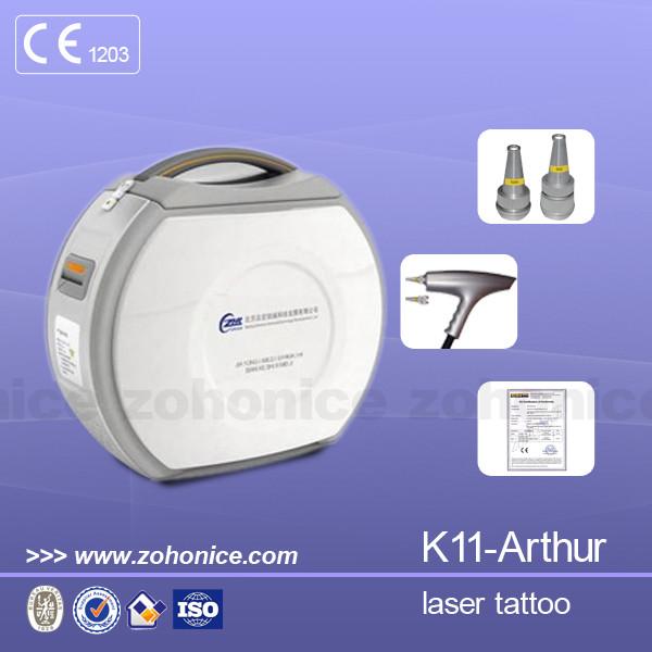 Mini máquina segura 1064nm & 532nm da remoção da tatuagem do laser para a remoção da tatuagem