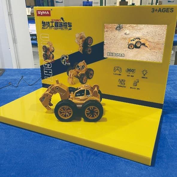 10 Inch L Shaped Acrylic POP Display Engaging Product Showcases With Integrated Video
