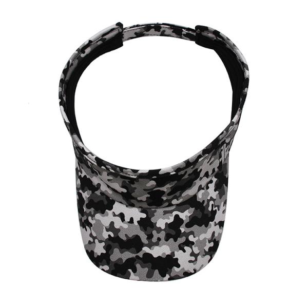Chapéu da viseira de Fashional Sun do teste padrão da camuflagem para o verão e o corredor exterior