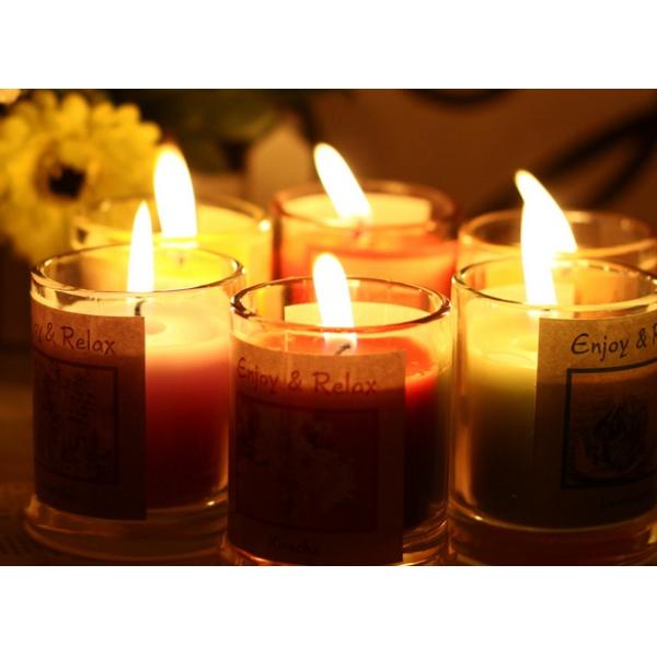 Soy Wax Home Scented Candles Matte Black Glass Bottle With Luxury Gift Box