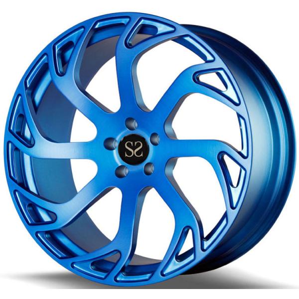 Custom Blue 20 Forged Wheels Made of 6061-T6 Aluminum Alloy  For Ford 5x108