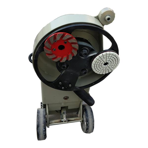 Машина конкретного края 4HP 240V 300mm полируя со светом приведенным