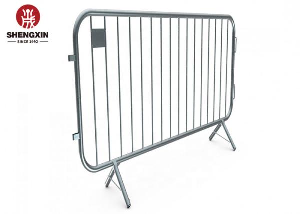 Customized Metal Galvanised Crowd Control Barriers Portable Barricades