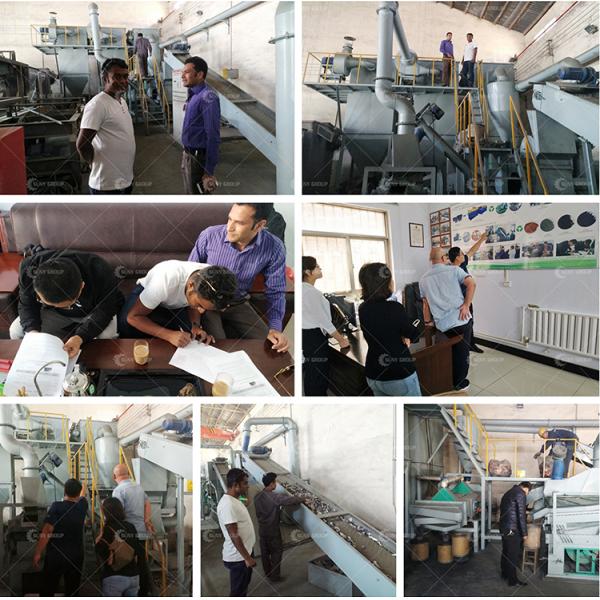 Передовая линия переработки материала из литийных батарей из автомобильных батарей