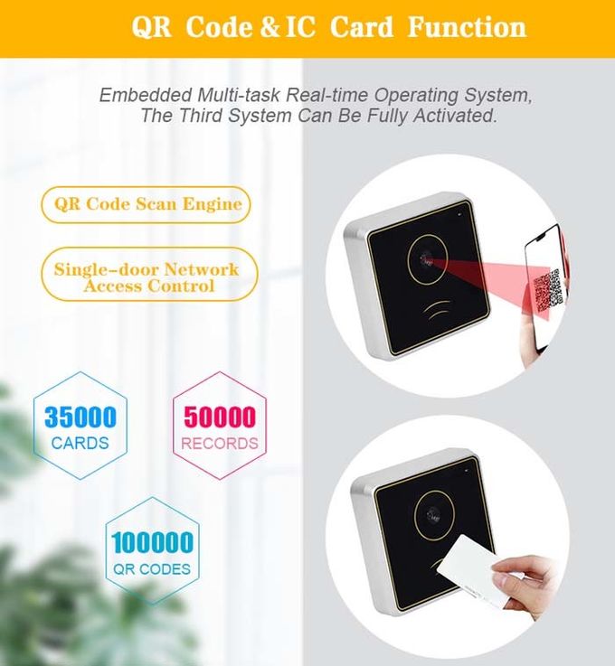 Читатель смарт-карты RFID IC управления доступом читателя кода порта сети стандарта Ethernet 13.56mhz QR для турникета или лифта