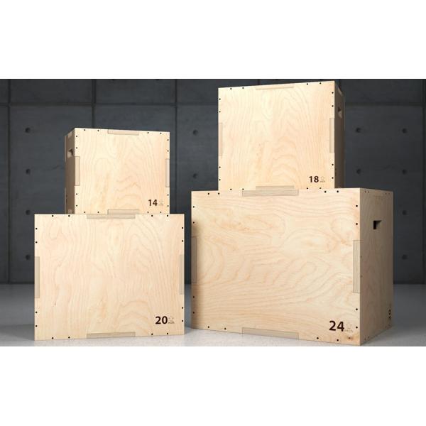 3-IN-1 SIZES gymnastics crossfit workout titan fitness jump wooden plyometric box
