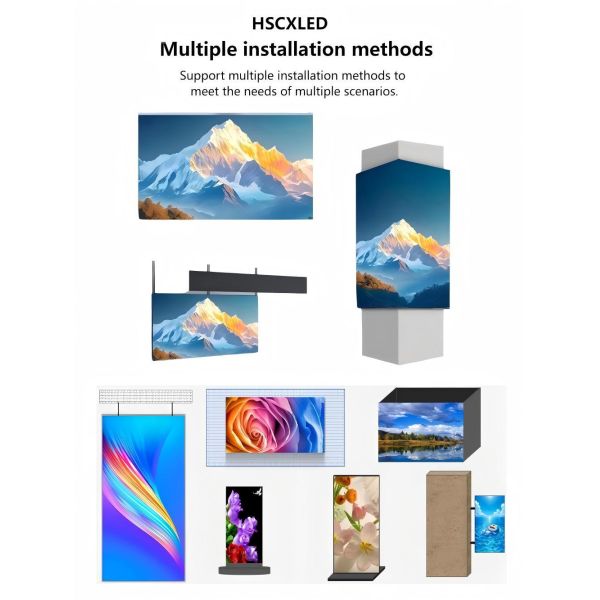 Indoor Ultra-Thin Double-Sided LED Display Screen