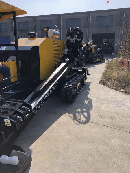 Cable Laying S200 20Ton HDD Boring Machine High Thrust / Pullback Speed