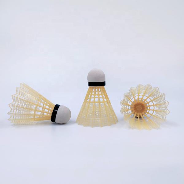 12pcs Plastic Cock Badminton Shuttlecocks Nylon Plastic Birdies