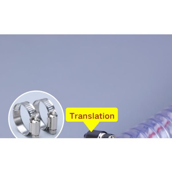Water Suction PVC Steel Wire Reinforced Hose with Various Specifications Length 100m