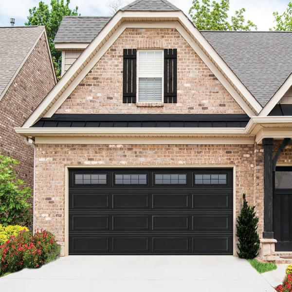 Remote Control 0.45mm Insulated Sectional Doors Inserted Panel Aluminum Garage SUS304