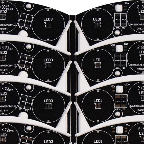 Peelable 0.3mm LED Light PCB OEM Design For Medical Equipments