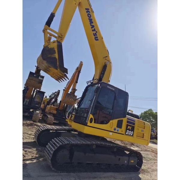 Hydraulic Used Komatsu PC200 Excavator Second Hand  Heavy Duty Excavator