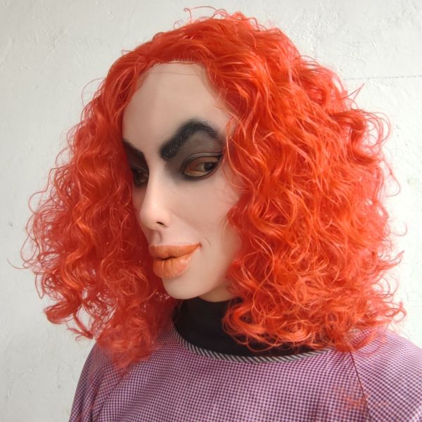 Latex Fantasy Mask for Theatrical Use - One Size Fits Most and Lightweight at 280g