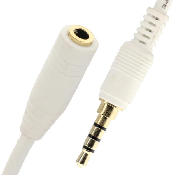 1m 2m 3m 3.5mm 4 Poles TRRS Male Jack To 3.5mm TRRS Female Stereo Aux Audio Extension Cable