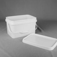 punho de 10L Toy Plastic Packaging Bucket Retangular com tampa