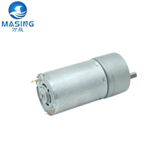 12V/24V DC Gear Motor with Reduction Gearbox 37mm Gearbox Diameter Rated Voltage 6V-24V 10RPM/30RPM