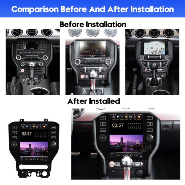 блок автомобиля андроида экрана 10.4inch IPS главный на Ford Mustang 2014 2021