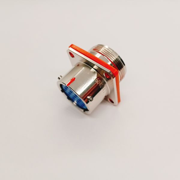 Y11 Series 19-Pin Circular Connector with IP65 Dustproof and Waterproof Rating and Gold-Plated Contacts