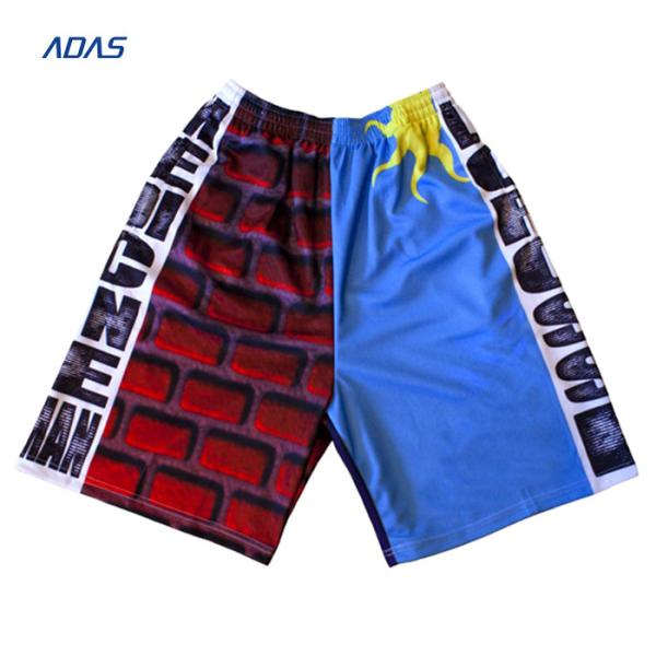 160g Sublimated Mesh Shorts For Women'S Fitness Running Quick Drying Spandex Polyester