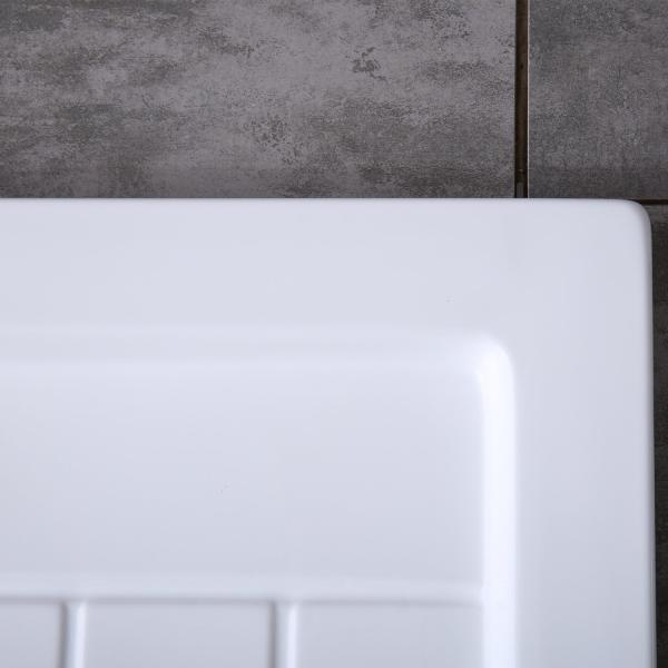 Square Acrylic Shower Tray for Glass Cabinet Fast Installation in Europe Acrylic Base