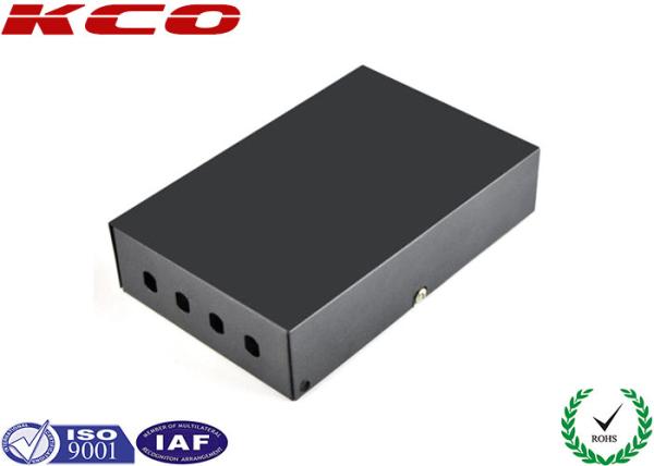 Indoor 4 Cores Fo Optic Fiber Termination Box 0.15dB for SC FC ST Adapters Wallmount