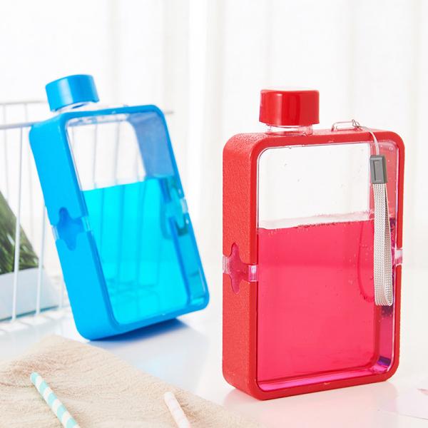 380 ml BPA Free Square Sport Water Bottle with Custom Logo and Minimalist Design