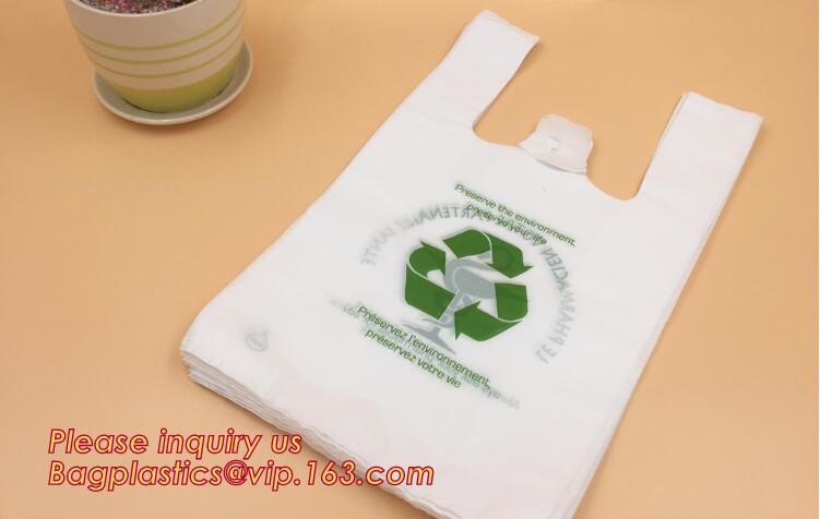 майцена сделала 100% biodegradable compostable изготовленный на заказ напечатанный полиэтиленовый пакет с собственным логотипом, ecofriendly упаковывая ба футболки