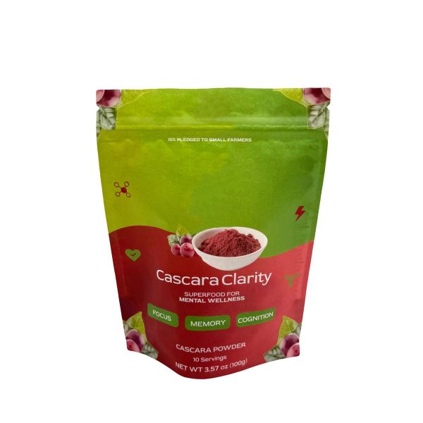 PBAT PLA  Kraft 100% Compostable Stand Up Pouches With Zipper For Dry Food Powder Packaging