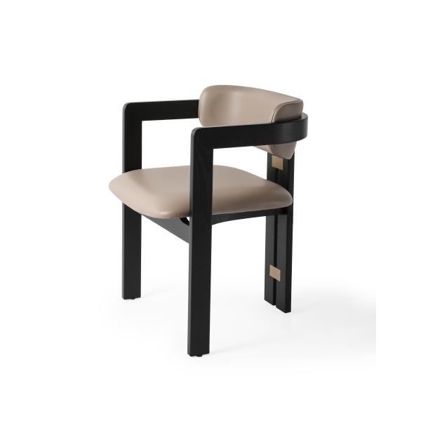 Cadre en acier inoxydable Chaise de bureau en cuir Fonctionnel