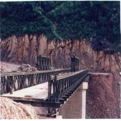 Width 3.2m Temporary Bailey Bridge 3048mm X 1448mm Galvanized Steel Panel